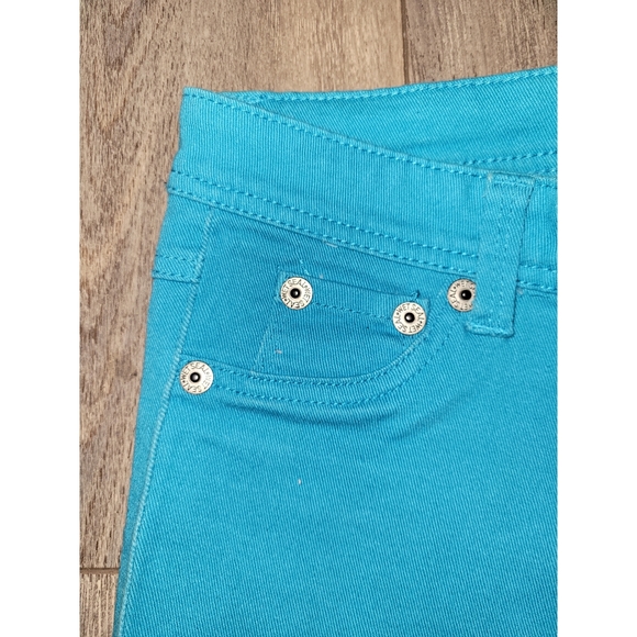Wet Seal Turquoise Skinny Jeans - Picture 4 of 6